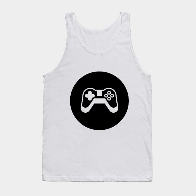 Gaming Console Controller Chest Icon, Gamer Essential Tank Top by Agletology